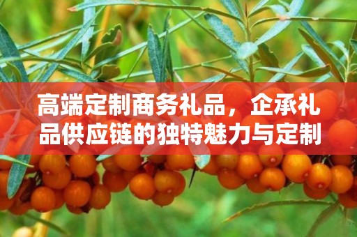 高端定制商务礼品，企承礼品供应链的独特魅力与定制之旅